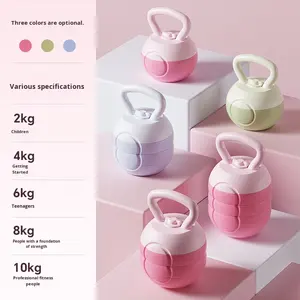 Kettlebells ajustables <span class=keywords><strong>pour</strong></span> la remise en forme à domicile, <span class=keywords><strong>exercices</strong></span> <span class=keywords><strong>pour</strong></span> aplatir le <span class=keywords><strong>ventre</strong></span> et <span class=keywords><strong>perdre</strong></span> <span class=keywords><strong>du</strong></span> poids, musculation, haltères, entraînement <span class=keywords><strong>de</strong></span> force, remise en forme - Product Image 1