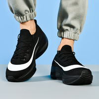 Chaussures de course unisexes pour marathon, semelle intermédiaire en EVA, empeigne en mesh, légères, respirantes, durables, baskets d'extérieur