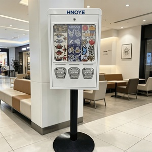Distributeur automatique d'autocollants de tatouage à 3 têtes, à monnayeur, pour cartes et timbres, direct usine - Product Image 1