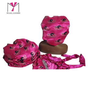 Pink Satin <b>Bonnet</b> With Glitter Band And Diamond Trim Full Logo Party Hat For Women 54-56cm Home Use - Product Image 2