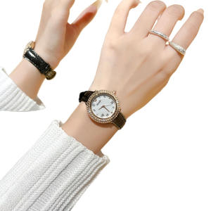 Nuevo Reloj de Mujer <span class=keywords><strong>Masha</strong></span> Fei, de Cuarzo, Acrílico, Ecológico, Resistente al Agua 30M, con Cierre de Mariposa, Diseño Simple con Pedrería - Product Image 5
