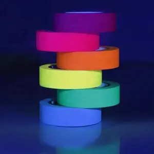 Neon fluor zieren des Gaffer Tape Weihnachts dekoration Warn kamera band