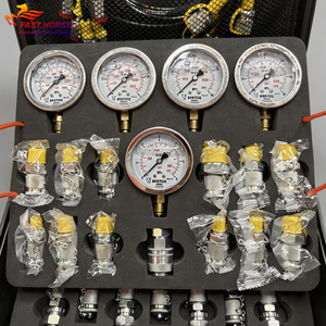 Kit de manomètres hydrauliques universels Hangood, outils de diagnostic pour excavatrices, compatibles avec toutes les marques d'excavatrices mondiales, pièces Volvo - Product Image 4