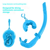 Ensemble de lunettes de plongée haute définition avec tube respiratoire en silicone anti-buée Nouvelle combinaison de plongée humide pour l'apnée