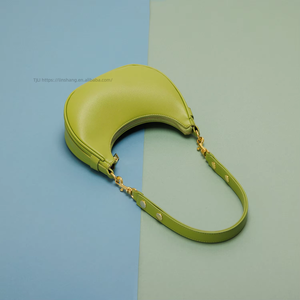 Promotional Small Size French Designer <b>Bag</b> <b>Soft</b> <b>Leather</b> Sling Shoulder <b>Bag</b> for Girls Dumpling Moon Women's <b>Bag</b> Tanjing - Product Image 4