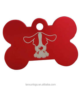 Бирки с завода-изготовителя, двухсторонняя, много цветов, бирка для багажа, металлическая окисляющая розовая алюминиевая круглая Лазерная бирка для собак - Product Image 2