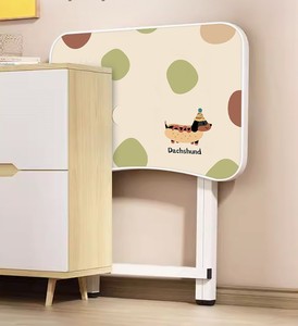 Nhỏ di chuyển đơn giản trẻ em sinh viên cho thuê ký túc xá nhà phòng ngủ đầu giường Bàn học có thể điều chỉnh chiều cao Bàn máy tính văn phòng - Product Image 4