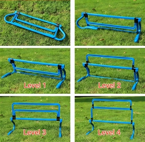 Équipement de course de football portable <span class=keywords><strong>Poteaux</strong></span> d'agilité de vitesse et obstacles Entraînement d'obstacles d'agilité fabriqués - Product Image 6
