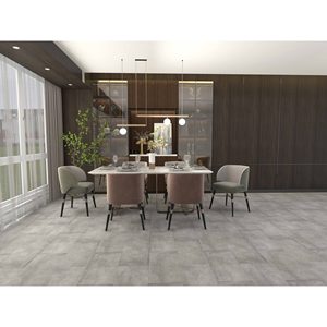 Piso de Plástico SPC con Diseño de Líneas en V, Impermeable, Contemporáneo, Liso, de 900x305x6mm, para Interiores, Apartamentos, Cocinas y Salas de Estar - Product Image 1