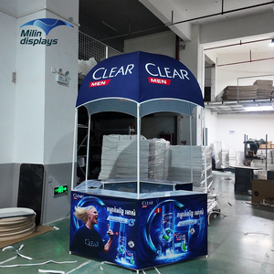 Thực phẩm ngoài trời kiosk kích thước nhỏ hình lục giác <span class=keywords><strong>x</strong></span>úc tiến Dome lều - Product Image 4