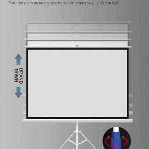 <span class=keywords><strong>Tripod</strong></span> Màn hình máy chiếu 60 inch trong nhà ngoài trời di động <span class=keywords><strong>Matte</strong></span> vải trắng cho HD Màn hình máy chiếu với chân máy đứng - Product Image 5