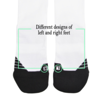 Chaussettes de sport unisexes de haute qualité, montantes jusqu'aux cuisses, imprimées, avec logo personnalisé, respirantes et à séchage rapide, pour l'automne