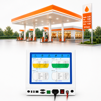 Système de gestion automatique du carburant, jauge de niveau magnétique avec une précision de 0,1 %, construction métallique pour équipement de service de station-service