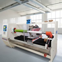 Machine de découpe automatique de rubans bi-adhésifs en vinyle technique JCD, coupeuse de rubans en polyester haute vitesse 10-50m/min, certifiée CE, avec cœur PLC