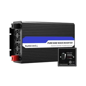 Portable 1500w 3000w Pure Sine Wave Inverters 12V to 240V Multiple Voltage Dc to Ac Power Inverter