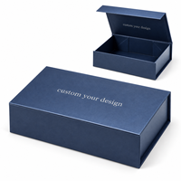 Boîte cadeau magnétique pliable personnalisée, boîte d'emballage en papier rigide pliable de luxe avec logo personnalisé pour vêtements, lingerie et cadeaux