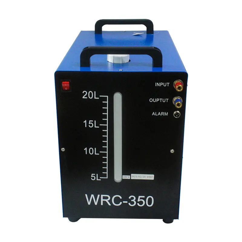 Soldador Wrc-350 20L Tig, sistema de refrigeração do tanque de água, refrigerador, tanque de refrigeração de circulação de água 220V para máquina de solda tig