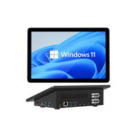 Panel PC Táctil Industrial F11 de 11.6 Pulgadas, Mini Computadora Intel N5095 sin Ventilador, Windows 11 Pro, PC Integrado con Doble RS232