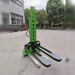 Montacargas Eléctrico Portátil ZLIN con Batería de Plomo-Ácido, 4 Ruedas Motrices y Neumáticos Sólidos - Product Image 5