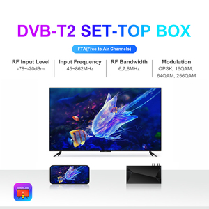 MeeCast <strong>DVB</strong>-T2 Receiver Africa FTA MINI Digital TV Tuner IP TVBOX H264 Support Multi Languages Free Tv <strong>Decoder</strong> Set-top Box - Product Image 2