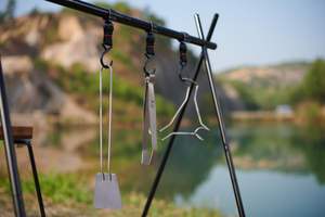 Último diseño titanio cocina Shove Turner Metal <span class=keywords><strong>MasterChef</strong></span> espátula cocina Beefsteak freír pala con mango plegable - Product Image 3