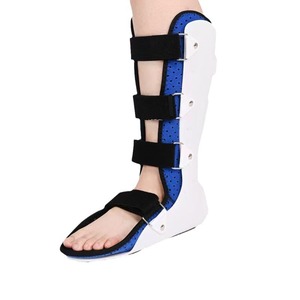 Attelle de cheville médicale en plastique à support partiel pour la rééducation des fractures et des entorses, correction du pied tombant, modèle LMS - Product Image 1