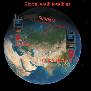 DK-L2 Walkie Talkie genggam 4G LTE, Walkie Talkie genggam 5000km panggilan panjang Global interkom nirkabel POC Radio Sim kompatibel - Product Image 4