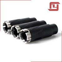 Foret à noyau sec turbo brasé au laser de qualité fiable 32-35 mm, 16x3.0x10 mm, lot de 4