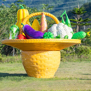 Escultura Grande Decorativa de Frutas Artificiales para Centros Comerciales, Exhibición y Decoración Estética Viral en Internet - Product Image 6