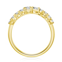 Vente en gros d'émeraude personnalisée Bague de mariage en or 18 carats pour femmes bijoux de luxe Bague de fiançailles en diamant de laboratoire