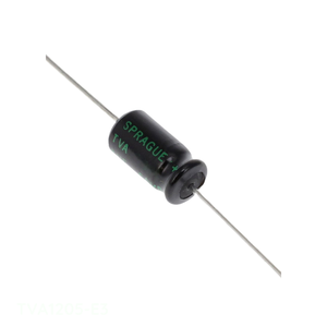 Condensador Original de 25 uF, Tipo Through Hole TVA1205-E3, Aluminio, 25UF 25V, Axial TH - Product Image 1