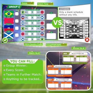 Póster Promocional de la Copa <span class=keywords><strong>Mundial</strong></span> de Fútbol 2026, Extra Grande, 43x32 Pulgadas, 2 Piezas, con 600 Pegatinas de Banderas, Tela Textil - Product Image 3