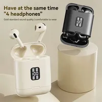 Earbud TWS Nirkabel In-Ear untuk Olahraga dengan Chipset BK, Asisten Suara, Transduser Ganda, dan Daya Tahan Baterai Lama