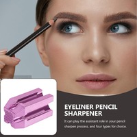 Fournitures de tatouage HadiyahBeauty 4 en 1 taille-crayon à sourcils Microblading en plastique plat taille-crayon à sourcils maquillage permanent