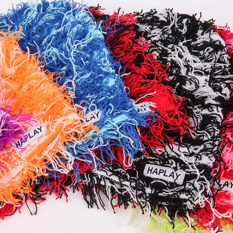 Mũ Dệt Kim Mùa Đông 100% Acrylic In Tùy Chỉnh Mũ Beanie Trẻ Em Vải Jacquard Logo Thiết Kế Cho Nam Nữ Mũ Đầu Lâu Bán Sỉ