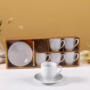 Juego de tazas y platillos de cerámica, juego de tazas de té de porcelana, venta al por mayor - Product Image 4