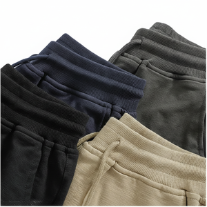 กางเกงขายาวผู้ชายผ้าวูลวินเทจปี 2026 แบบมีเชือกผูกเอว สั่งตัดได้รวดเร็ว สไตล์ลำลอง เอวกลาง ผ้าไม่ยับ ไม่เป็นขุย - Product Image 1