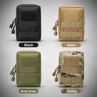 Sac de taille tactique Molle, sac de randonnée en plein air, pochette pour téléphone, accessoire EDC, sac utilitaire, sac en nylon imperméable