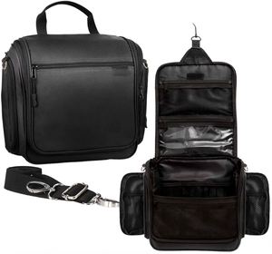 Sac de maquillage suspendu imperméable en gros, sac cosmétique séparé sec et humide, sac de toilette de voyage de haute qualité avec crochet - Product Image 1
