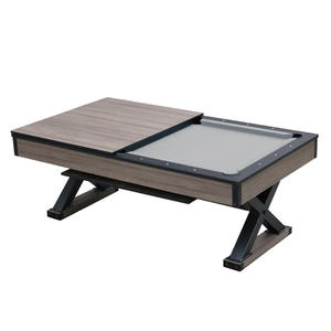 Mesa de <span class=keywords><strong>Billar</strong></span> de Alta Calidad con Diseño Nuevo y Tablero de Comedor, Mesa de <span class=keywords><strong>Billar</strong></span> de Pizarra de 7' con Patas de Metal en X, Mesa de <span class=keywords><strong>Billar</strong></span> Plegable - Product Image 2