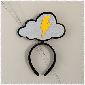 Diadema con Forma de Llama y Nube de HLC Novelty, Accesorio para la Cabeza para Carnaval de Halloween, Fiestas y Eventos Temáticos - Product Image 3