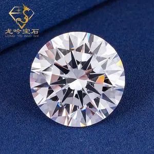 Free sample round brilliant cut aaa 5a loose cz stone zircon cubic zirconia stone