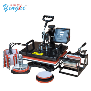 Yinghe 8 Trong <span class=keywords><strong>1</strong></span> Đa Chức Năng Thăng Hoa Chuyển Máy Điều Kiện Mới Combo Nhiệt Báo Chí Hat Cup Áo Thun Tấm Cho Cốc Cách Sử Dụng - Product Image 1