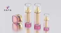 Nouvelle conception unique, flacon carré à double couche en verre, rechargeable, 150-30 ml, flacon pour soins de la peau, 50-20 g, pot à crème personnalisé