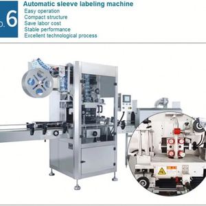 Etiquetadora automática multifuncional de mangas redondas para botellas - Product Image 5