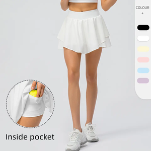 Groothandel Ball Pocket Dames Sportkleding Mini Tennisskirt Dames Tenniskleding - Product Image 2