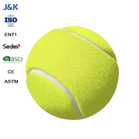 Balle de paddle-tennis unisexe pour adultes de la marque JK, formule en caoutchouc durable et élastique, diamètre 63 mm, excellent jouet sportif et jouet d'entraînement pour animaux de compagnie