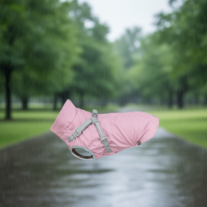 Arnés Impermeable para Perros Pontis Rain Cape Talla XXS Rosa con Correas Ajustables para Mascotas Pequeñas - Product Image 3