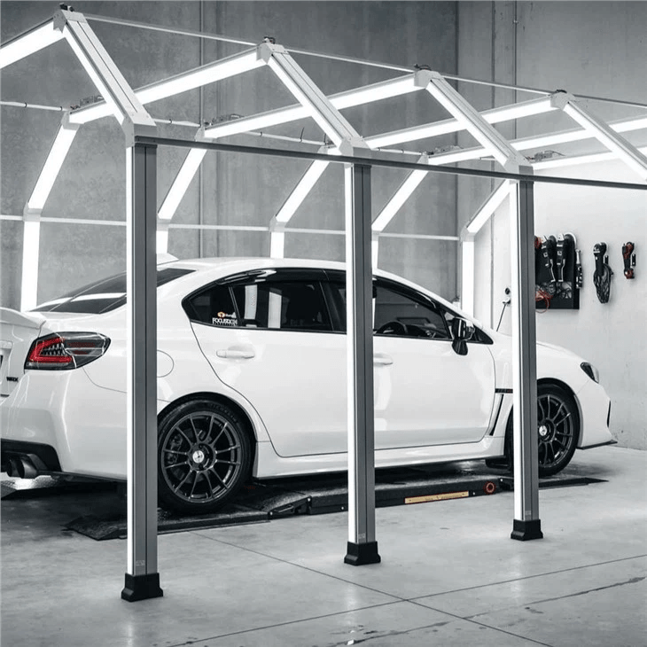 HanYin Tunnel Car Showroom Design Led