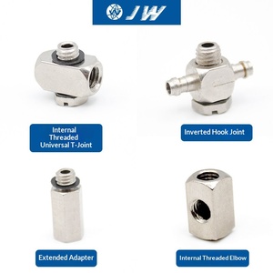 Conector Rápido de Tráquea Miniatura, Recubierto de Níquel, Cobre, M-PC-<span class=keywords><strong>PL</strong></span>-3-4-6-M3-M4-M5-M6 HL AU, Recto, Curvo - Product Image 4